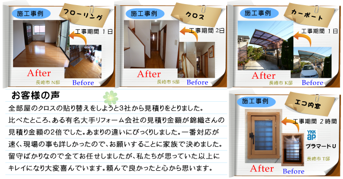 長崎市　リフォーム 水回りキャンペーン